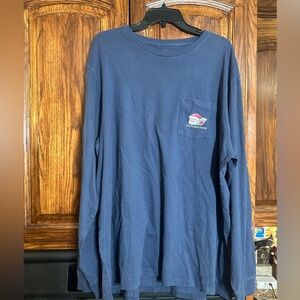 2XL Vineyard Vines Christmas Long Sleeve T-Shirt